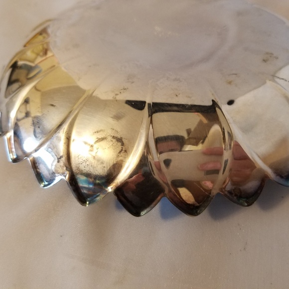 Reed & Barton Vintage Candy Dish Swan Lily Silver - Picture 6 of 8